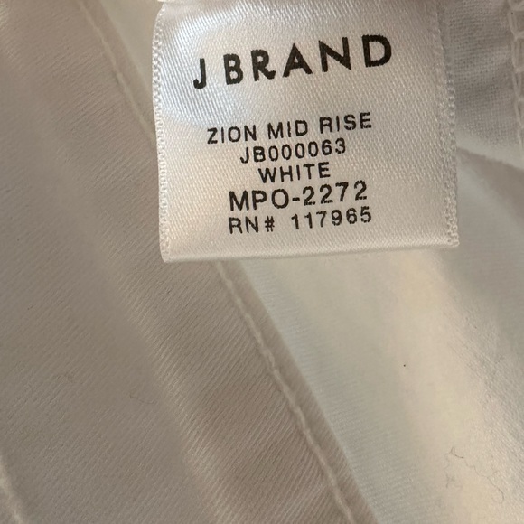 J Brand Zion White Jeans Size 30 - Picture 3 of 4